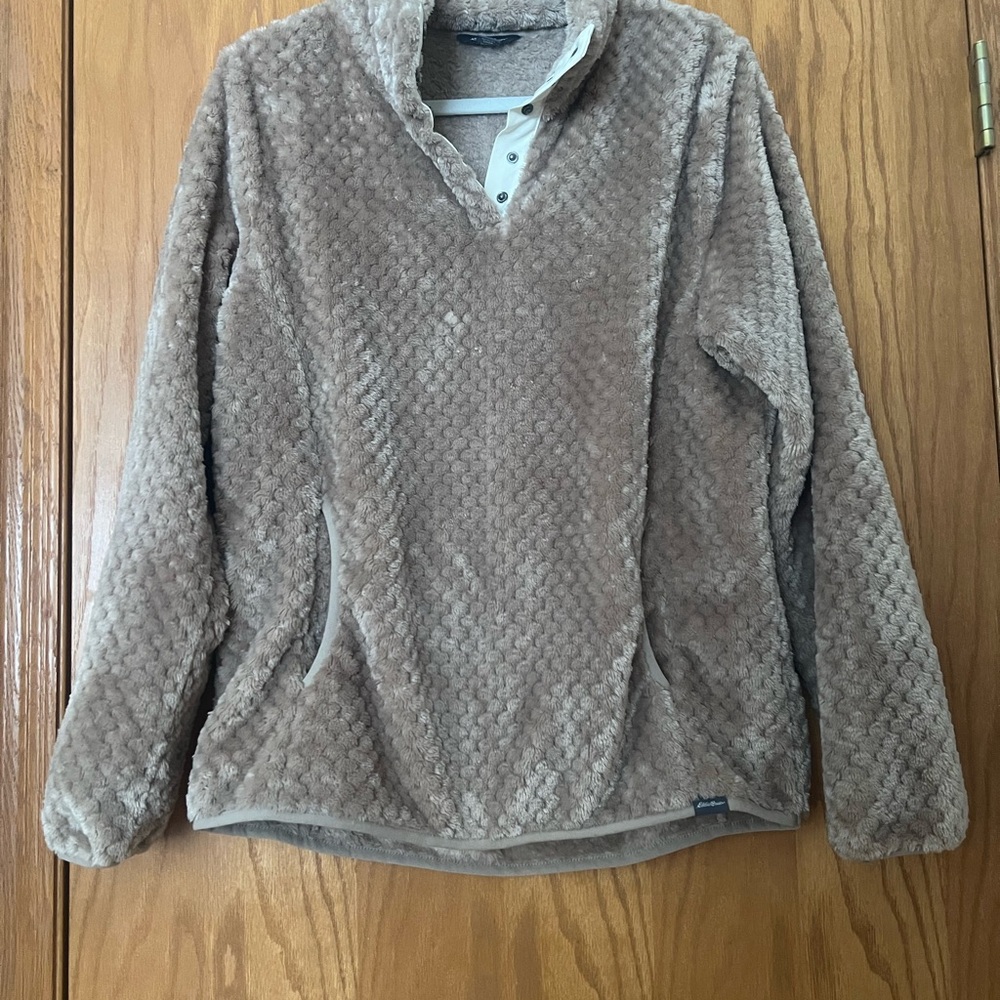 Eddie Bauer pullover light brown
